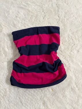 Ralph Lauren Tube Too Navy Exterior with Hot Pink Lining